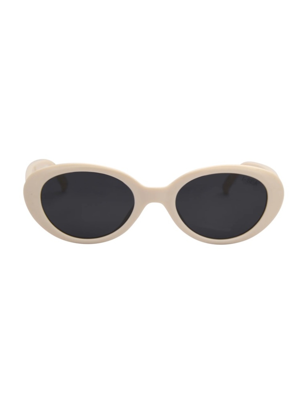 I-SEA Monroe sunglasses vintage oval polarized shades cream/blush pink